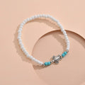 Cuffora Sea Turtle Anklet – Boho Rainbow Beads That Carry the Ocean With You