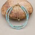Cuffora Gemstone Beaded Bracelet – Double-Layer Magnetic Bohemian Energy You Can Feel