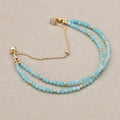 Cuffora Gemstone Beaded Bracelet – Double-Layer Magnetic Bohemian Energy You Can Feel