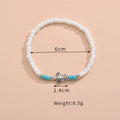 Cuffora Sea Turtle Anklet – Boho Rainbow Beads That Carry the Ocean With You