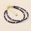 Cuffora Gemstone Beaded Bracelet – Double-Layer Magnetic Bohemian Energy You Can Feel