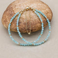 Cuffora Gemstone Beaded Bracelet – Double-Layer Magnetic Bohemian Energy You Can Feel