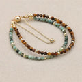 Cuffora Gemstone Beaded Bracelet – Double-Layer Magnetic Bohemian Energy You Can Feel